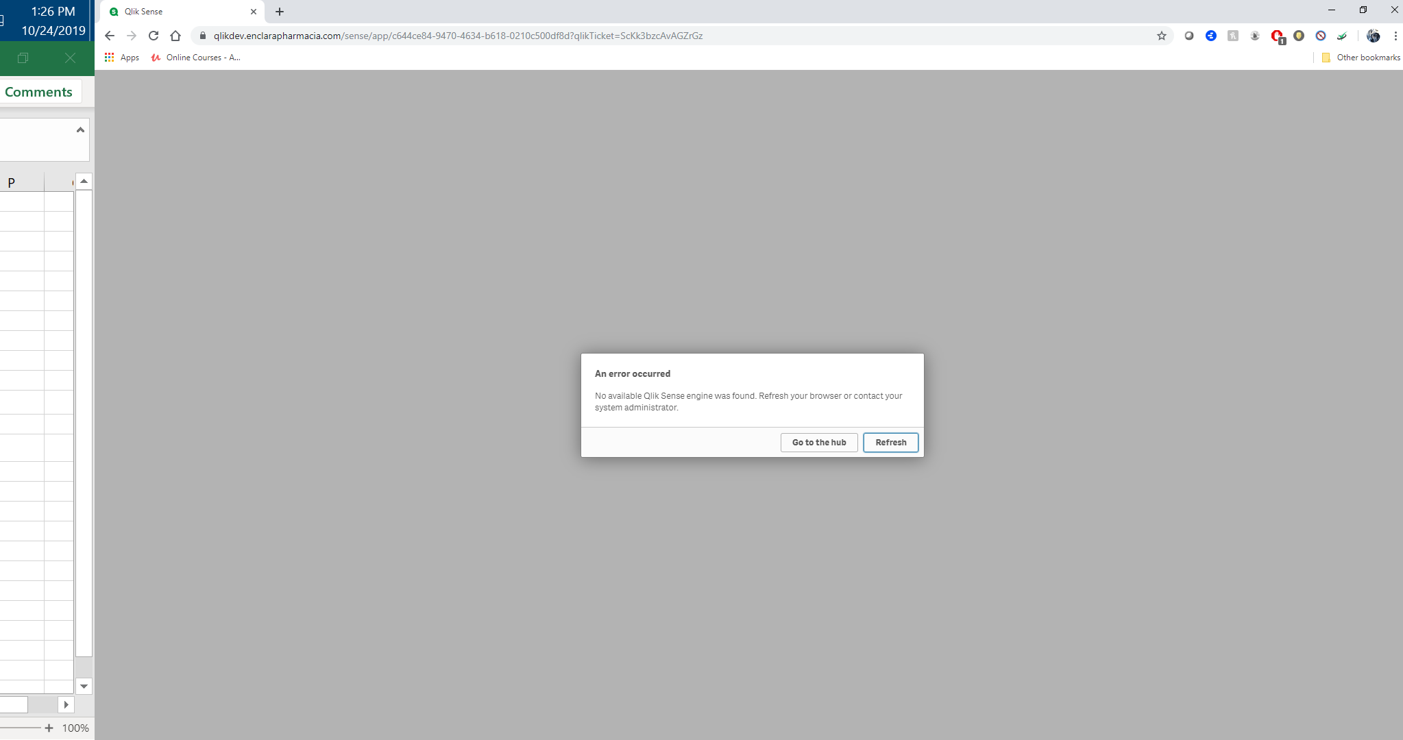 No Available Qlik Sense engine was found App sti... Qlik Community