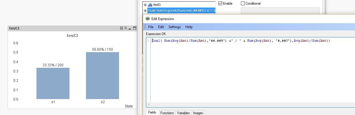 Use of Dual() function in graph label - Qlik Community - 1088977