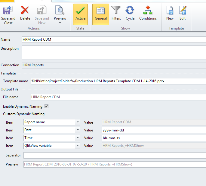 Solved: dynamic report name in nprinting excel reports - Qlik Community ...