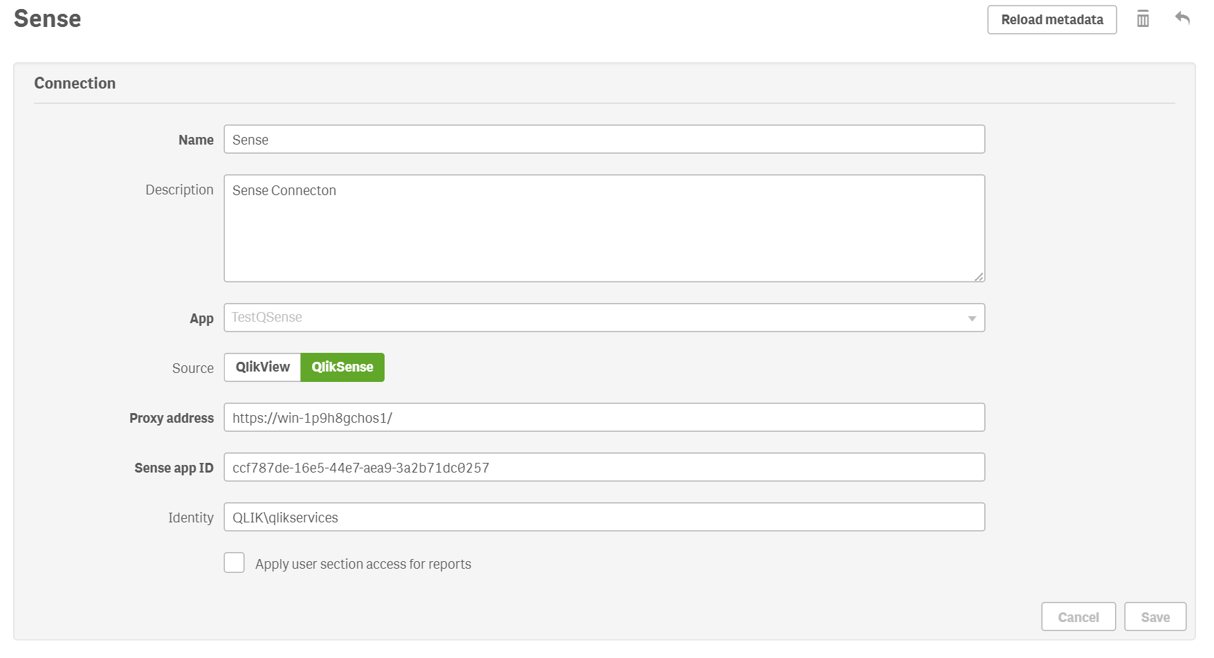 Create a Qlik NPrinting 17.1 Connection to QlikSen... - Qlik Community