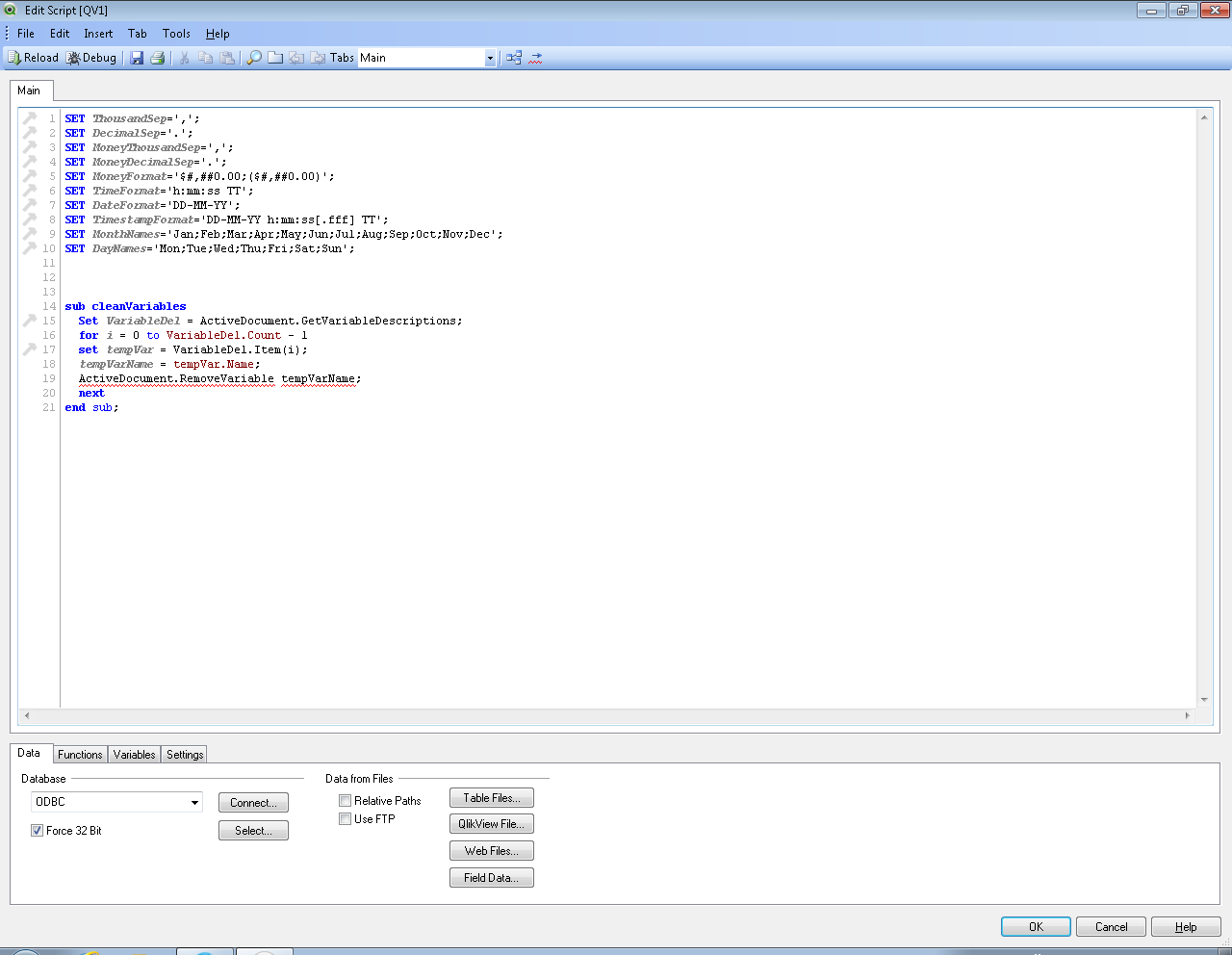 How do i Delete all variables at the time in Varia... - Qlik Community ...
