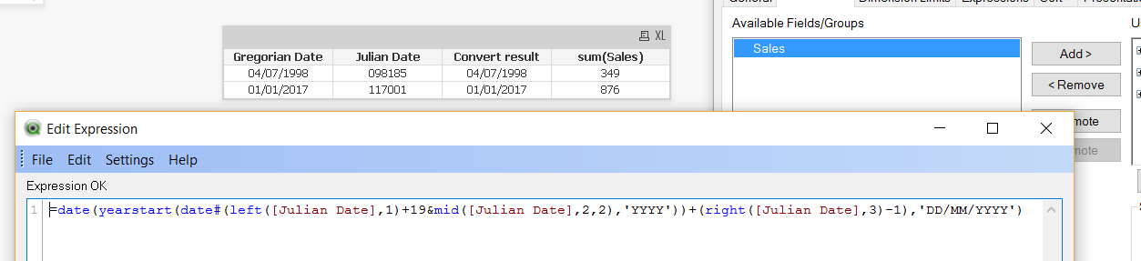Conversion of Julian Dates in Oracle - Qlik Community - 1313527