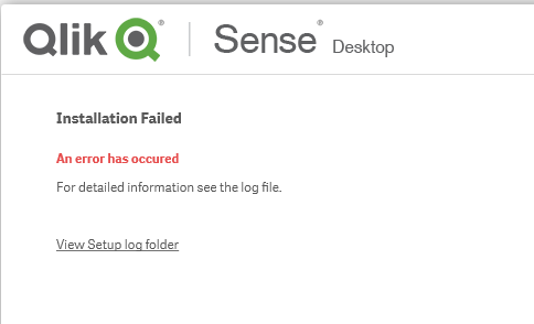 qlikview install failure exit code 1619