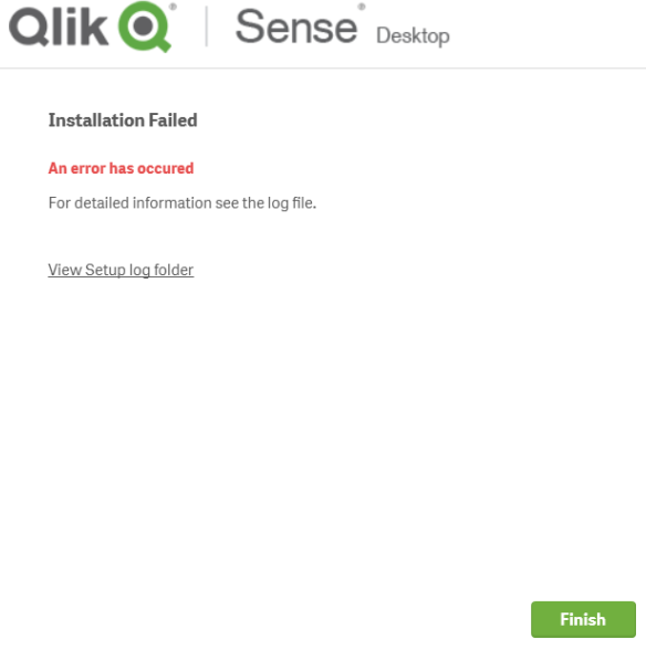 Qlik Sense Desktop - Installation Failed - Qlik Community - 1421286