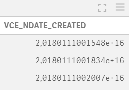 ORACLE: CONVERT NUMBER(17) TO STRING - Qlik Community - 1454509