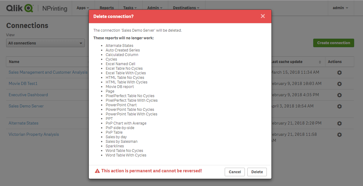 2 implemented - Error Qlik method not Page ... - NPrinting