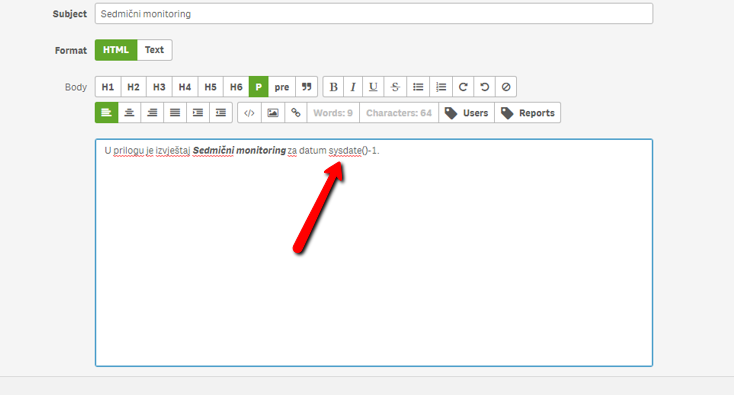 NPrinting- how to put date in text of email - Qlik Community - 48225