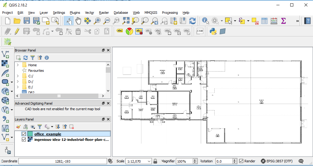 Digitizing Floor Plans For Use In Qlik Geoanalytic Qlik