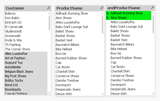 And-Mode: How to enable AND and NOT selections wit... - Qlik Community -  423729