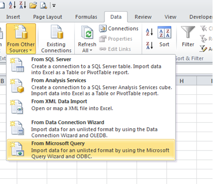 Сбой подключения к драйверу odbc excel