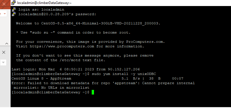 Installing the Data Gateway on Azure Redhat Linux ... - Qlik Community -  2044573