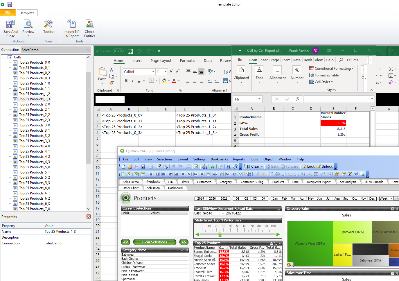 How to create an NPrinting Cell by Cell Report - Qlik Community - 2056457