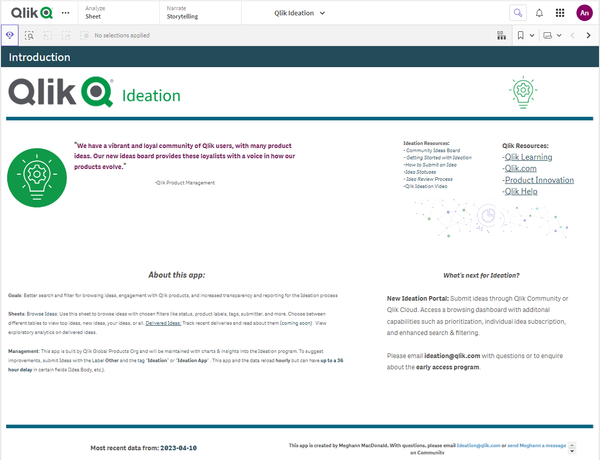 It's April! Check out the latest updates to Qlik C... - Qlik Community ...