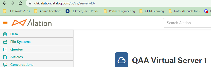 Using the Alation Cloud Catalog Connector - Qlik Community - 2075383
