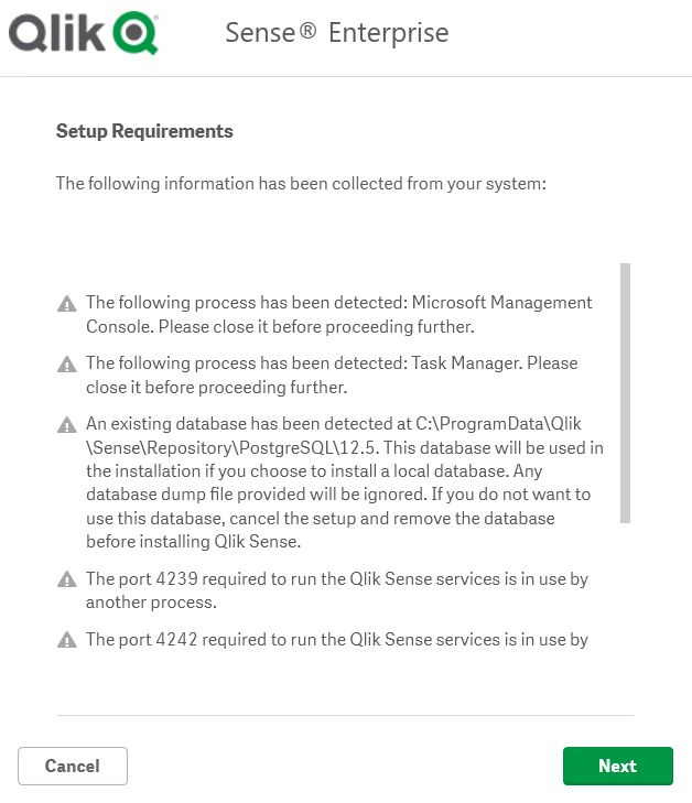Qlik Sense Upgrade Issue: Previous Version Not Det... - Qlik Community ...