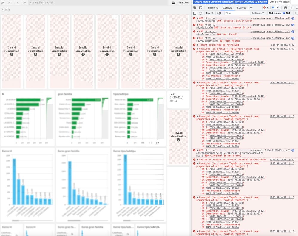 Qlik Alerting extension blank or with Could not r - Qlik