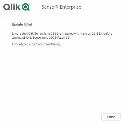 Unable to uninstall Qlik Sense Patches - Qlik Community - 1864734