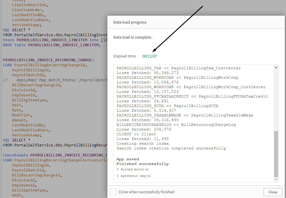 QlikSense load script to create QVD