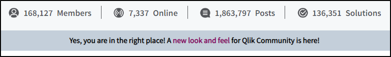 A new look and feel is here! - Qlik Community - 2103637