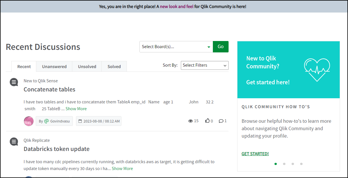 A new look and feel is here! - Qlik Community - 2103637