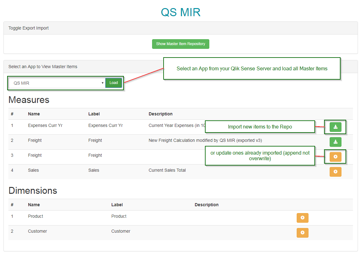 Qlik Sense Master Item Repository - Qlik Community - 1578660