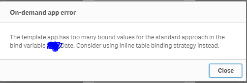 Solved: On Demand App Generation (ODAG) odso_ limitiation ... - Qlik ...