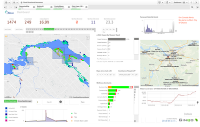 Ottawa Flood application by GINQO