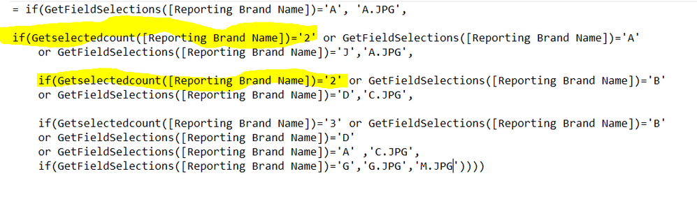 Formula i am using