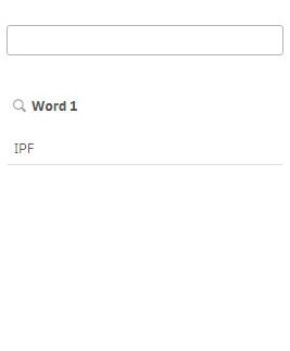 Final Result in QlikSense. Getting only the first  record of the result