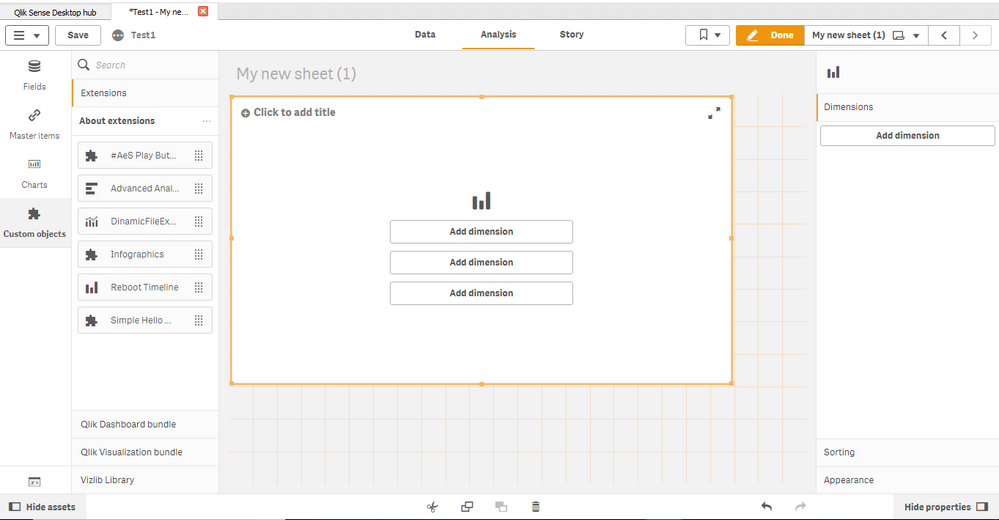 Qlik Alerting extension blank or with Could not r - Qlik
