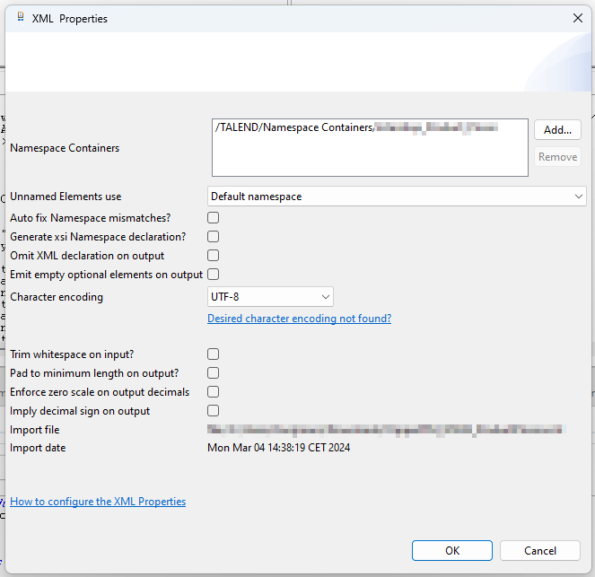 Solved: tHMap move namespace from elements to root structu... - Qlik ...