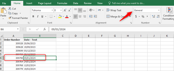Dates in Excel