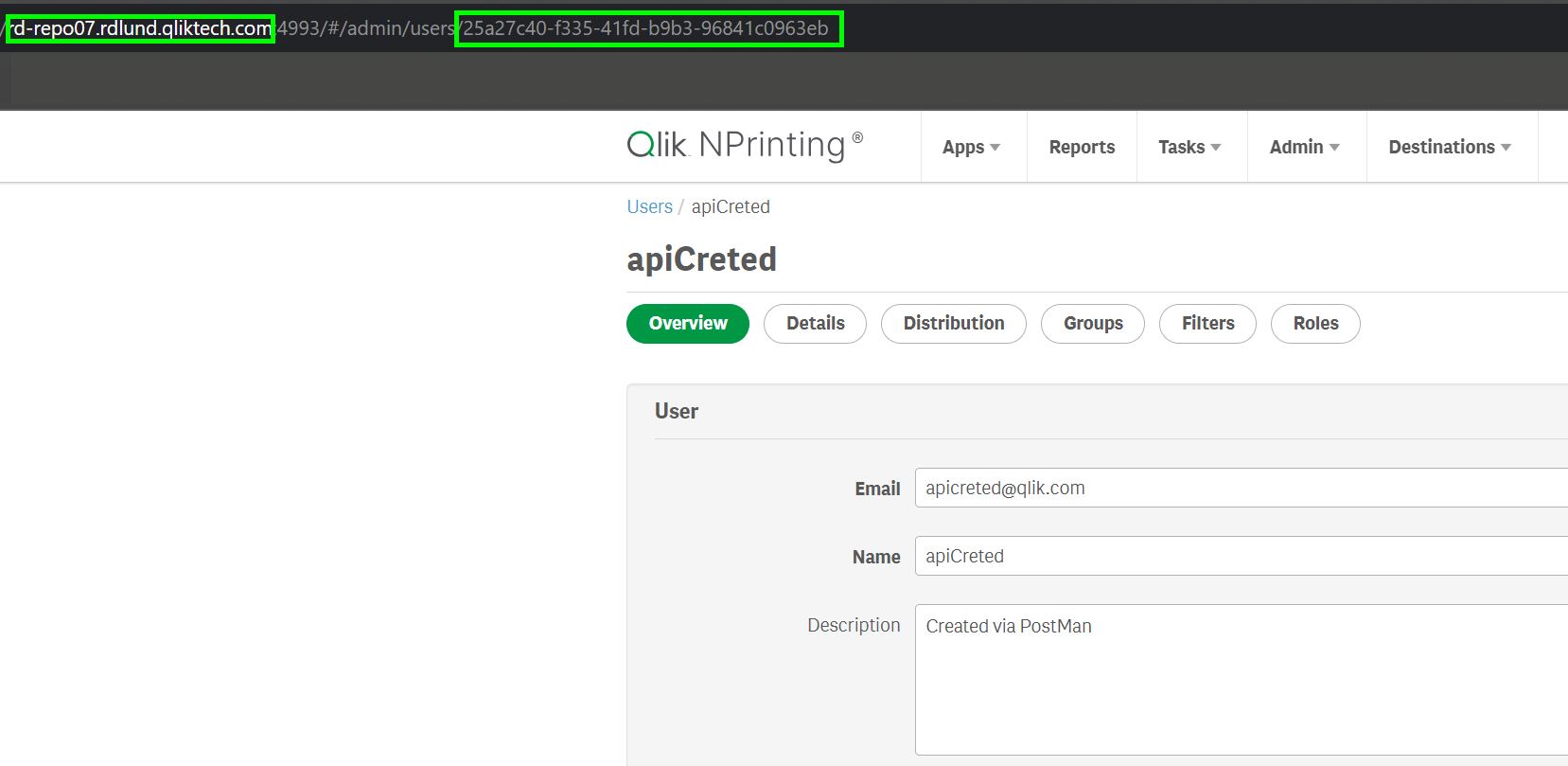How to get the user id created by the Qlik NPrinti... - Qlik Community ...