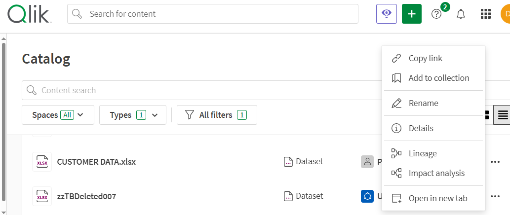 How To Delete Data Files and Datasets from Qlik Cl... - Qlik Community ...