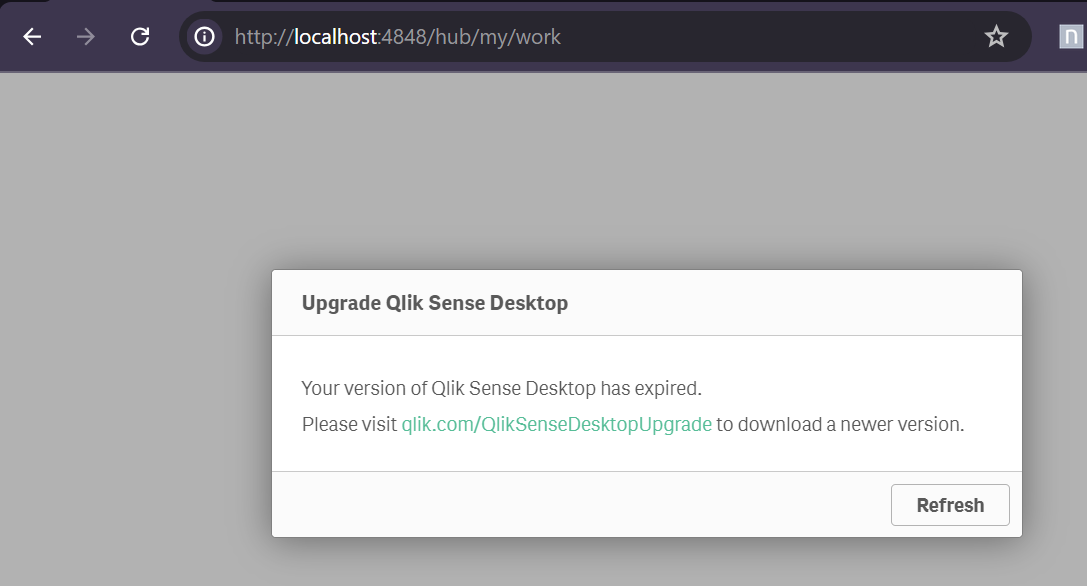 Qlik Sense Desktop white page when loggin in - Qlik Community - 2471774