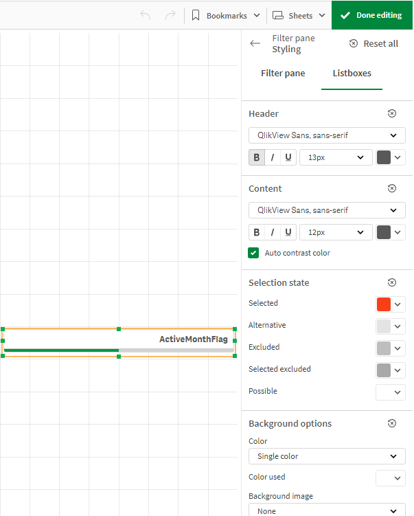 Solved: Modify Qlik-Green color in QS Filter pane (selecte... - Qlik ...