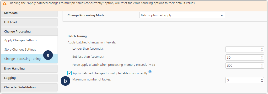 Qlik Replicate: Cannot enable Apply Exceptions tab... - Qlik Community ...