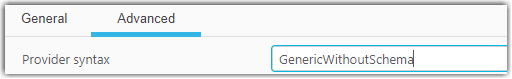 provide syntax genericwithoutschema.png