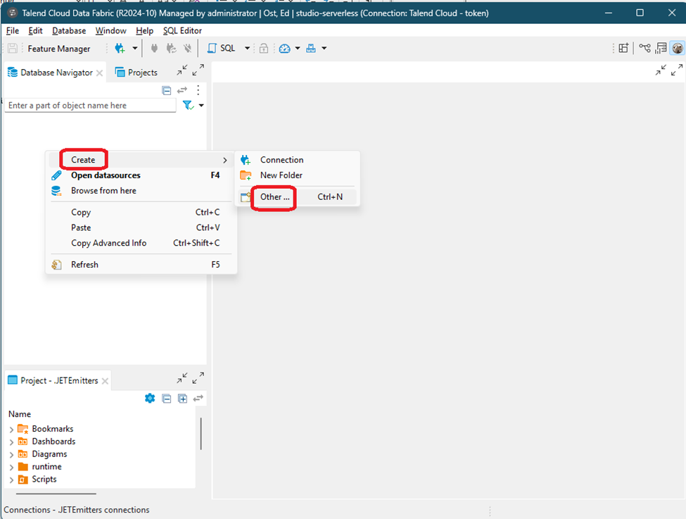 Extending Talend Studio with DBeaver Plugin