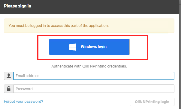 Unable to Configure NPrinting On Demand connection... - Qlik Community ...
