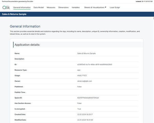 DocuGen - Automatic generation of Qlik Sense app d... - Qlik Community ...