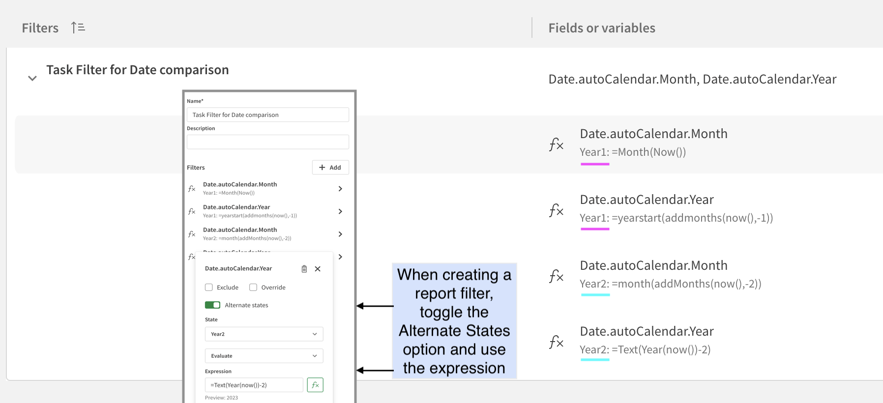 Filtering an object in a report (Tabular and Pixel... - Qlik Community ...