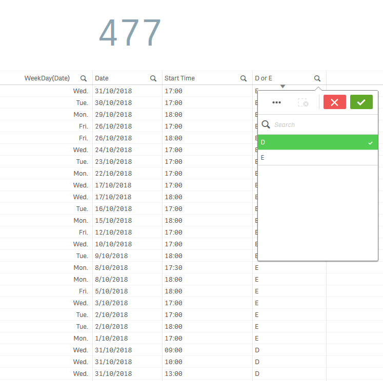 Solved: Filtering not working - Qlik Community - 1517730