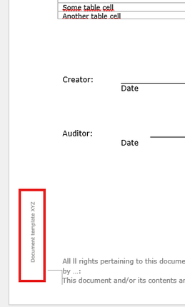 Pixel-perfect text on margin
