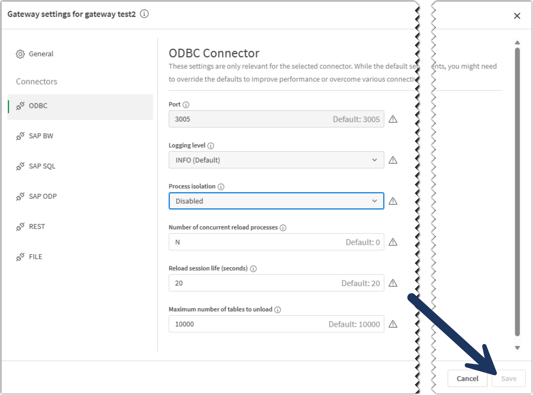 Qlik Data Gateway: Unable to change Process Isolat... - Qlik Community ...