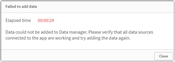data could not be added to data manager.png