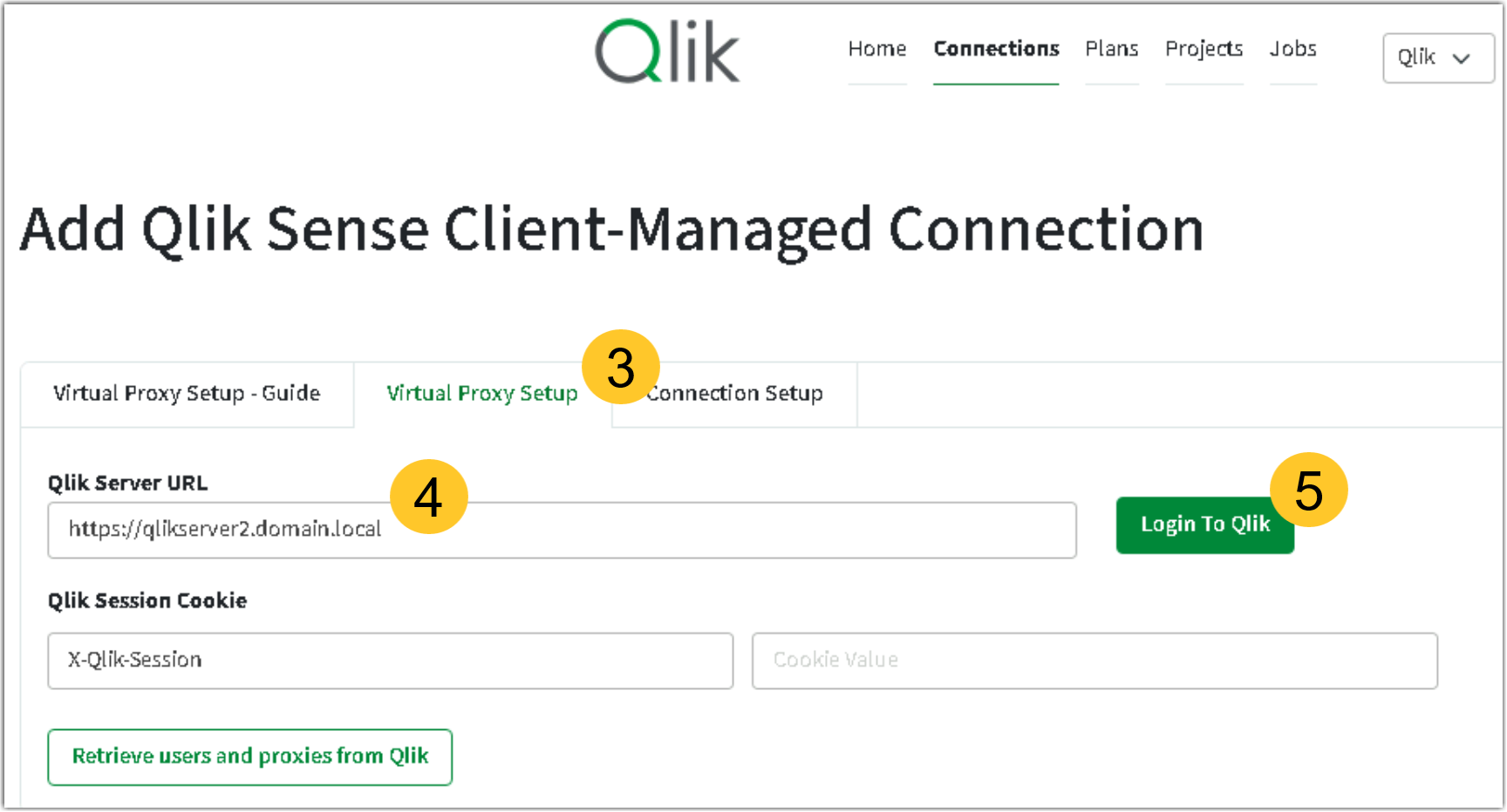 How to set up a test connection from Qlik Sense Cl... - Qlik Community ...