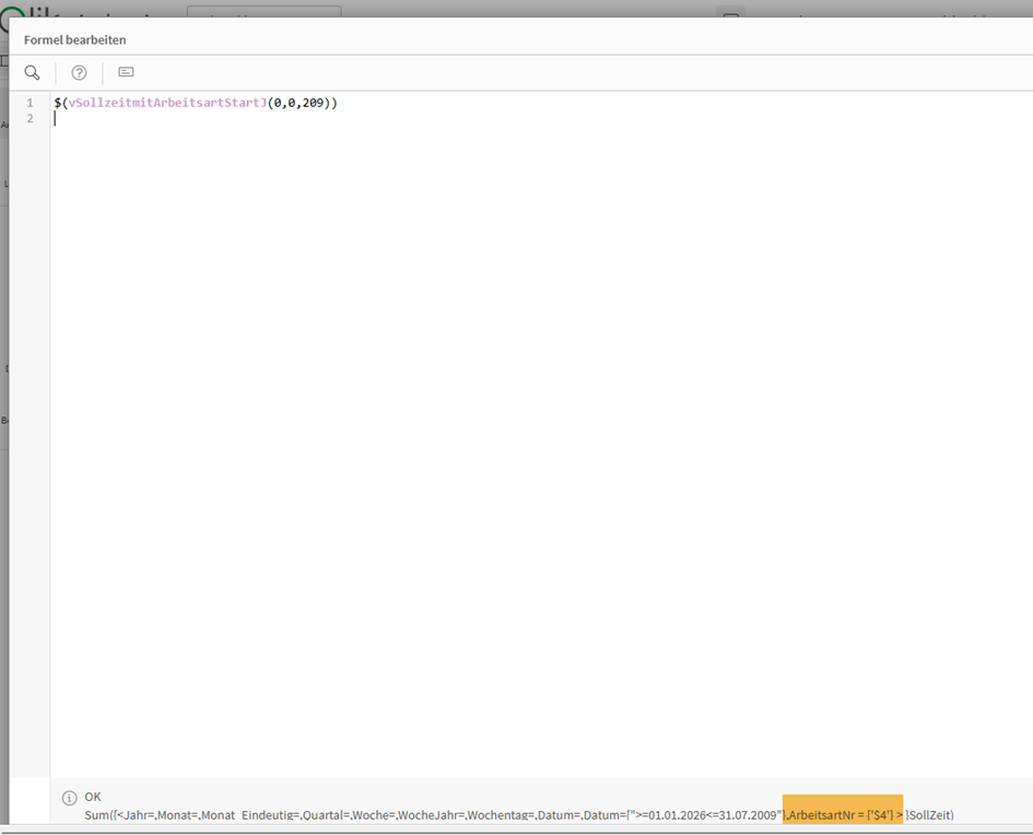 Solved: Parameterization error - Qlik Community - 2542785