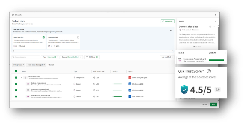 Data Products for Analytics Now Available - Qlik Community - 2543290