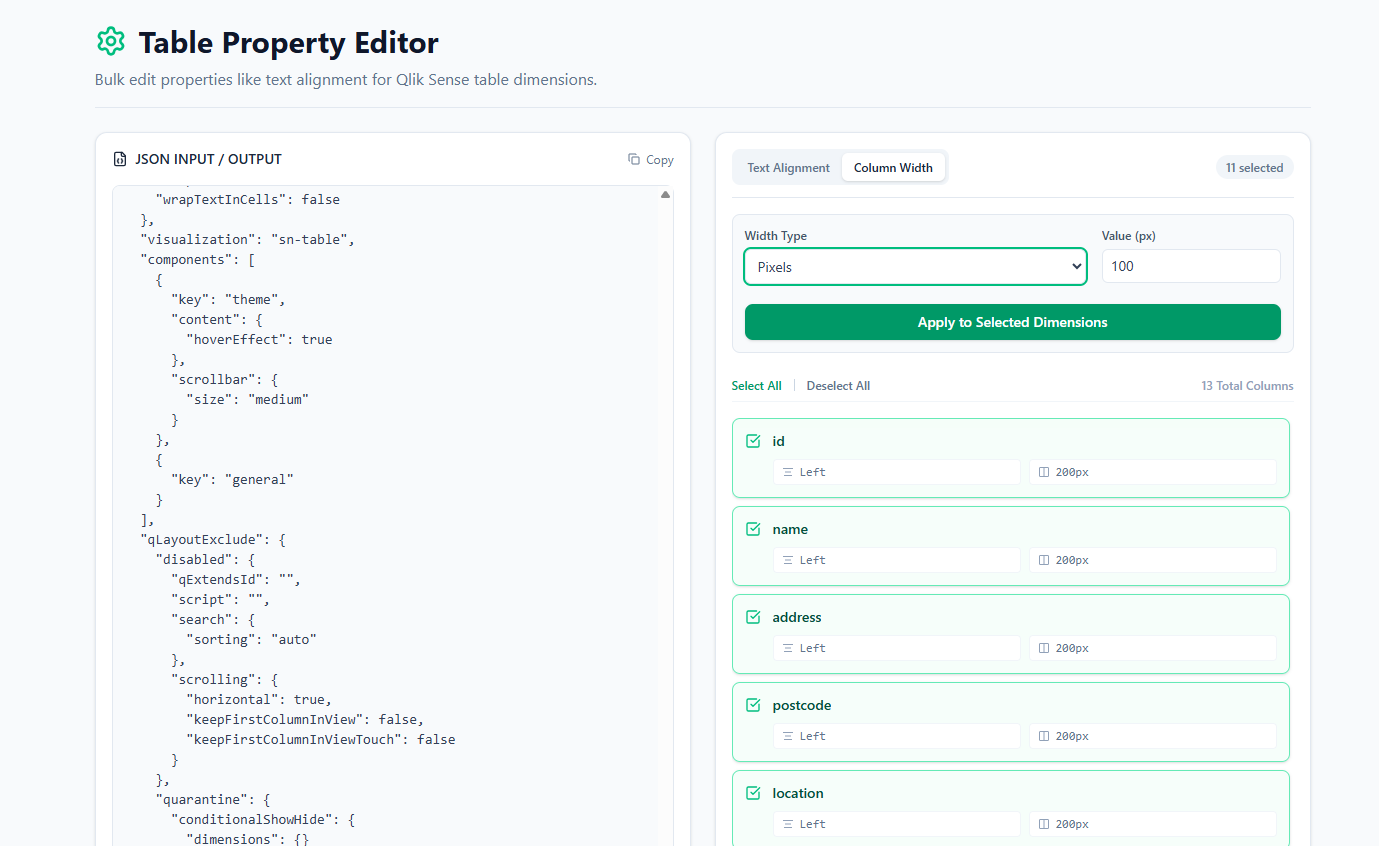 Solved: Need to create a table with 350 fields for dnamic ... - Qlik ...